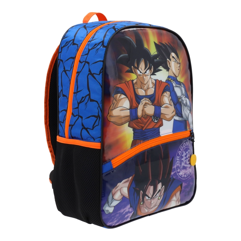 MOCHILA ESCOLAR NIÑO GOKU VEGETA AZUL DRAGON BALL SUPER - 2