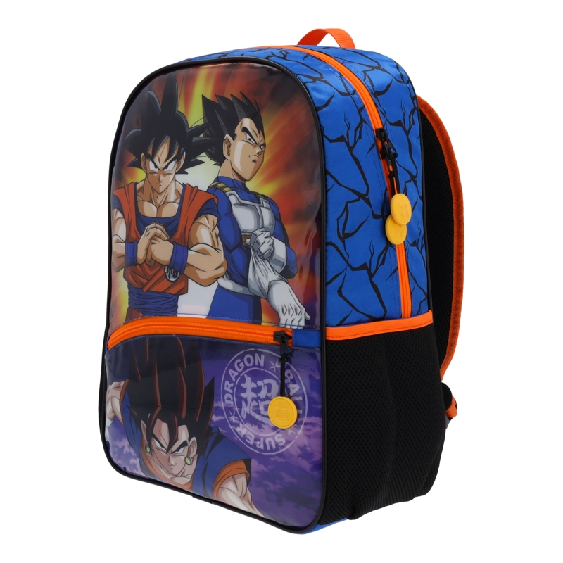 MOCHILA ESCOLAR NIÑO GOKU VEGETA AZUL DRAGON BALL SUPER - 8