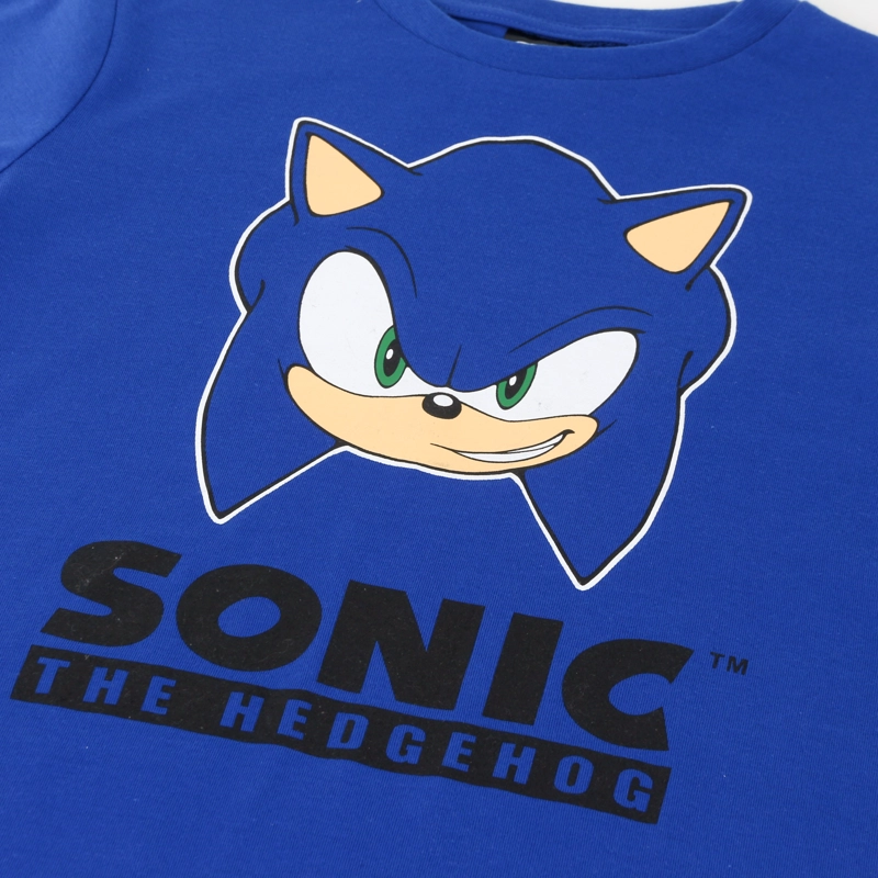 POLERA MANGA LARGA NIÑO PERSONAJE AZUL SONIC - 3