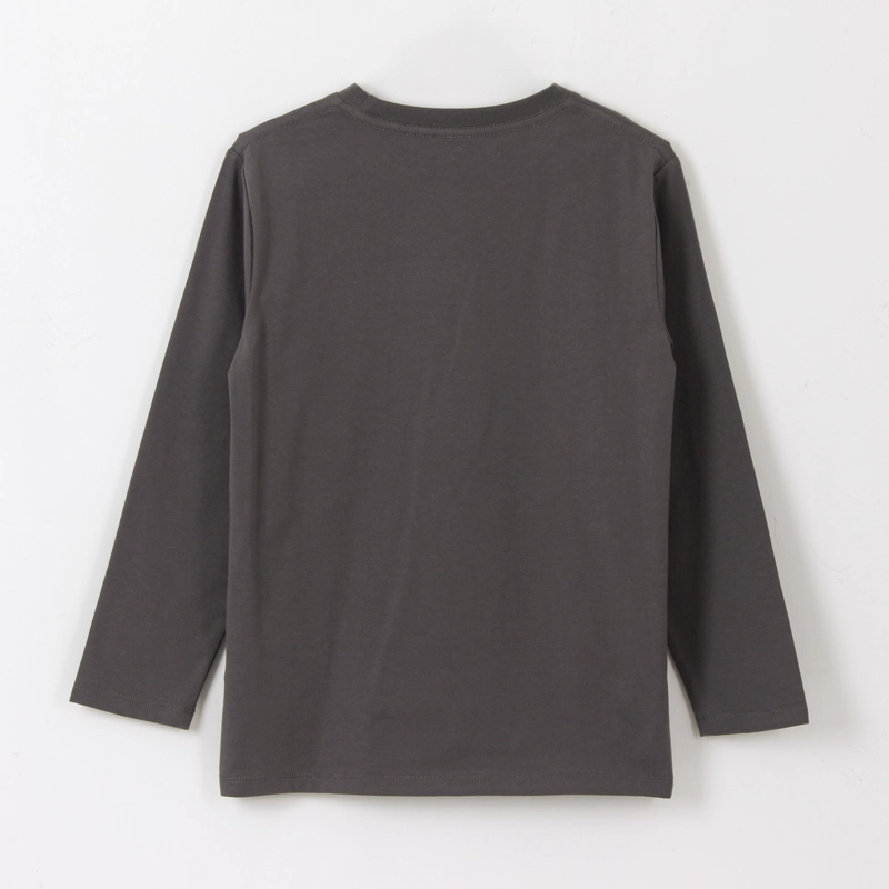 POLERA MANGA LARGA NIÑO SPIDERMAN POSE GRIS MARVEL - 2