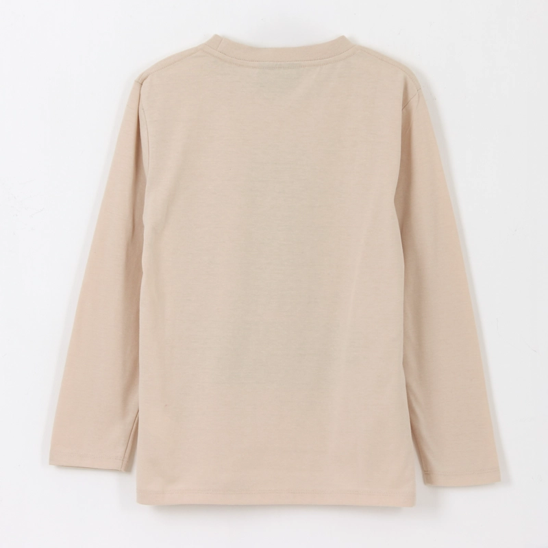 POLERA MANGA LARGA NIÑO HOSTILE BEHAVIOUR BEIGE MINECRAFT - 2
