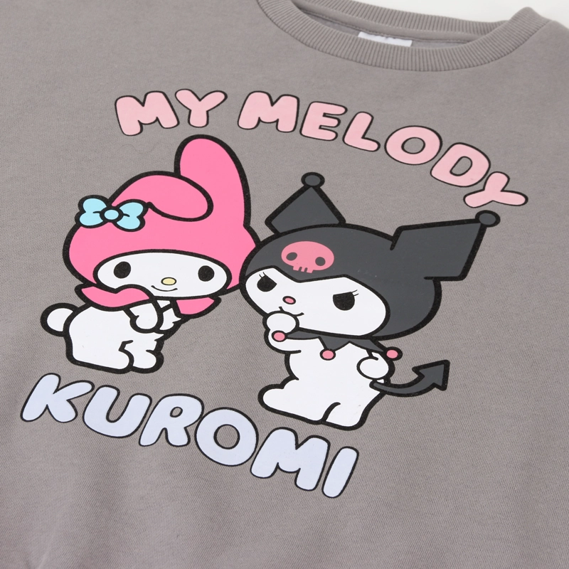 CONJUNTO BUZO NIÑA MY MELODY & KUROMI GRIS HELLO KITTY - 3