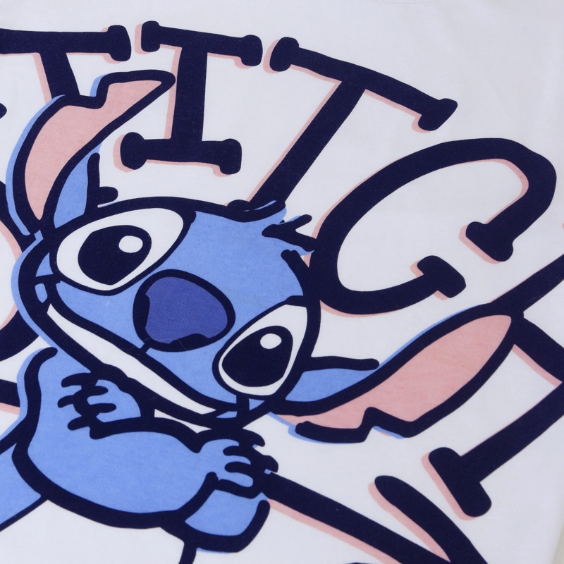 POLERA MANGA LARGA NIÑA LILO & STITCH BLANCO DISNEY - 3