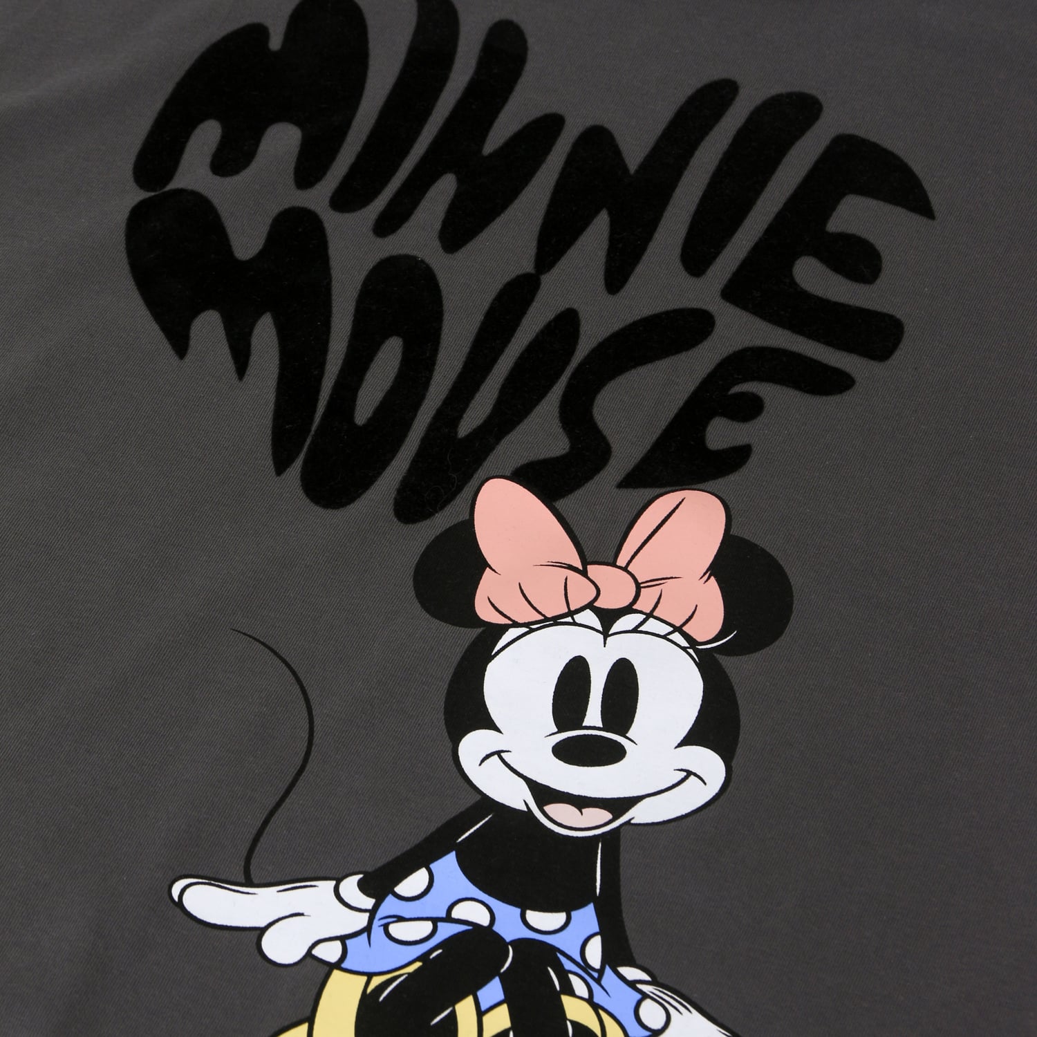 POLERA MANGA LARGA NIÑA MINNIE MOUSE GRIS OSCURO DISNEY - 3