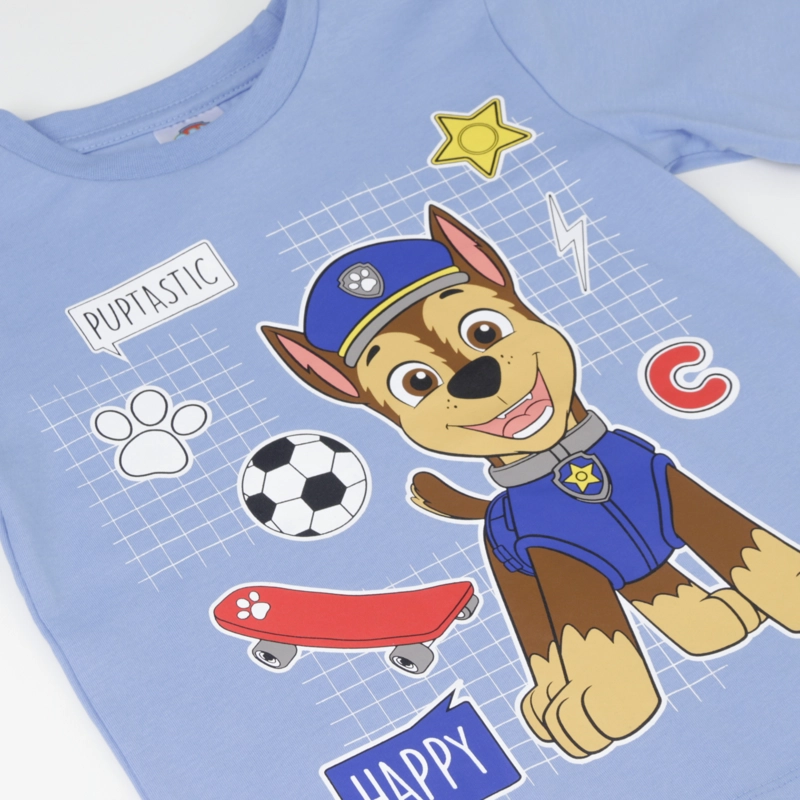 POLERA MANGA LARGA NIÑO HAPPY CHASE AZUL PAW PATROL - 3