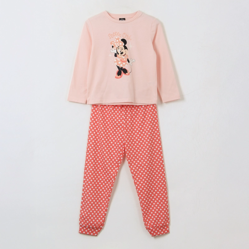 PIJAMA MANGA LARGA NIÑA SOOOO CHIC MINNIE ROSADO DISNEY - 1