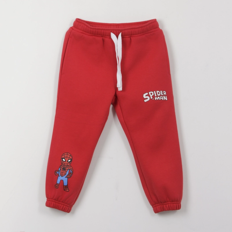PANTALON DE BUZO NIÑO PERSONAJE SPIDERMAN ROJO MARVEL - 1