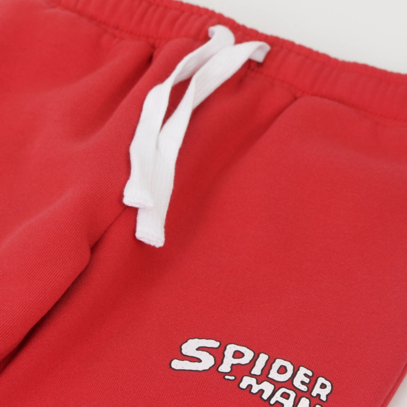 PANTALON DE BUZO NIÑO PERSONAJE SPIDERMAN ROJO MARVEL - 3
