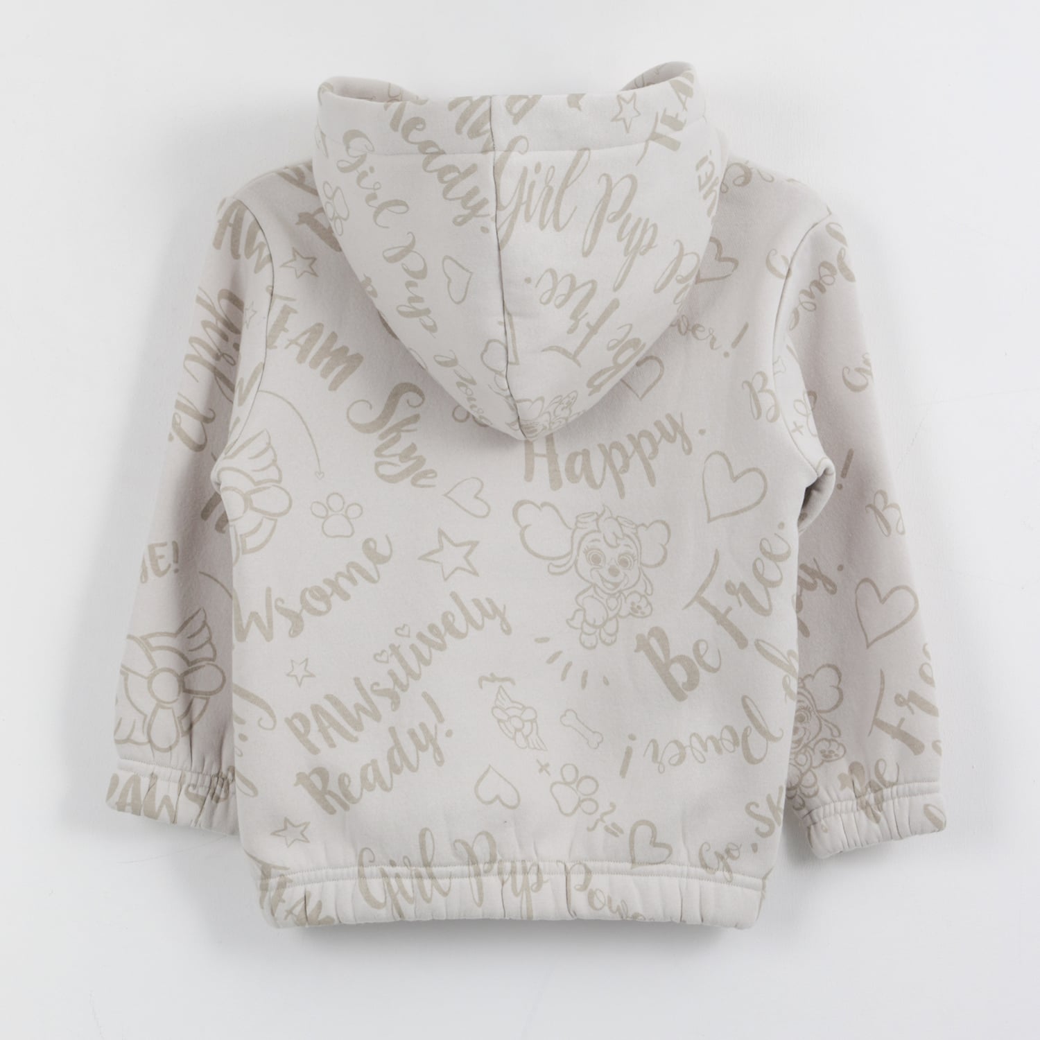 POLERON NIÑA HOODIE PRINT HAPPY SKYE GRIS PAW PATROL - 2