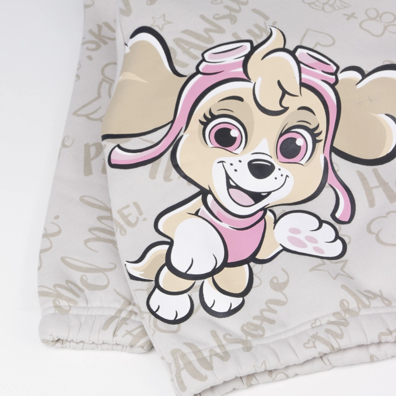 POLERON NIÑA HOODIE PRINT HAPPY SKYE GRIS PAW PATROL - 3