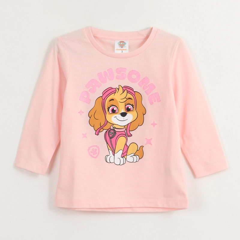 POLERA MANGA LARGA NIÑA PAWSOME SKYE ROSADO PAW PATROL - 1