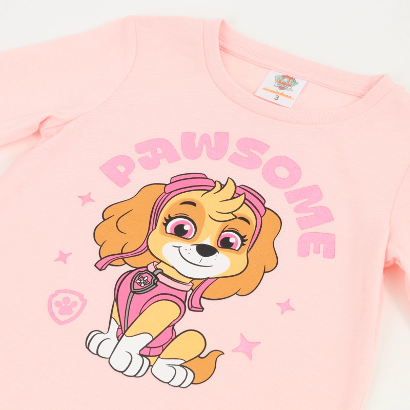 POLERA MANGA LARGA NIÑA PAWSOME SKYE ROSADO PAW PATROL - 3