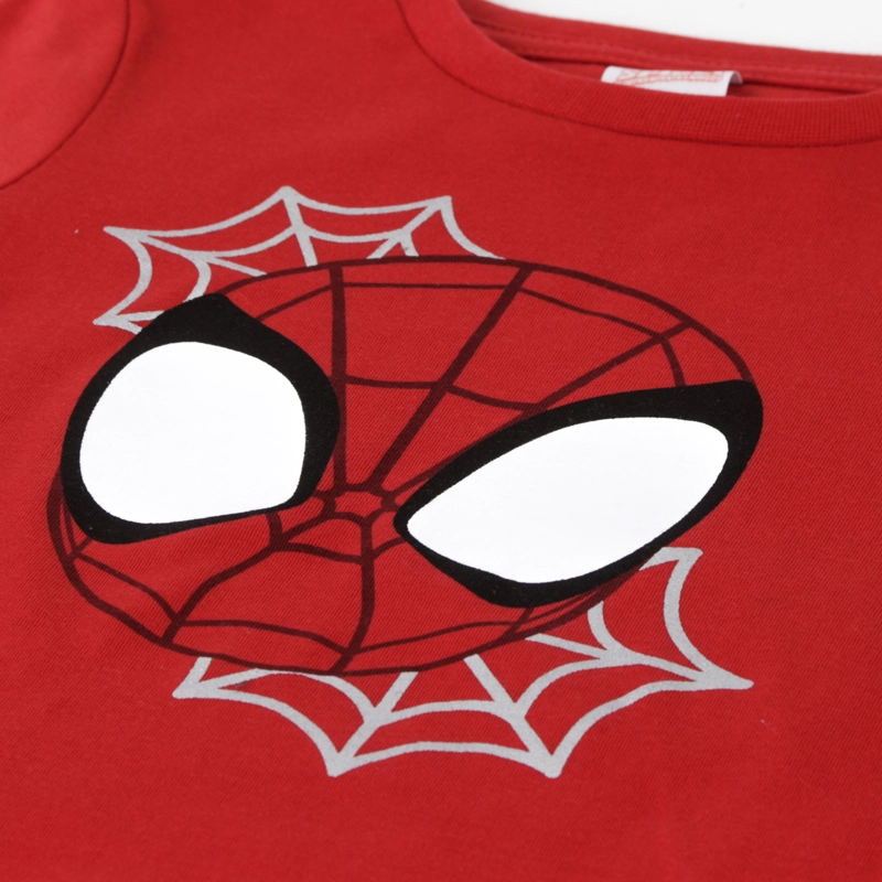 POLERA MANGA LARGA NIÑO SPIDEY FACE ROJO MARVEL - 3