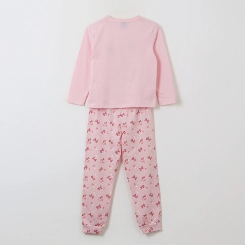 PIJAMA MANGA LARGA NIÑA CINTA MINNIE MOUSE ROSADO DISNEY - 2