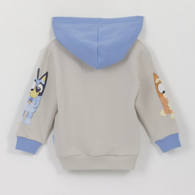 POLERON CON CIERRE NIÑO MANGA PRINT BEIGE BINGO & BLUEY - 2