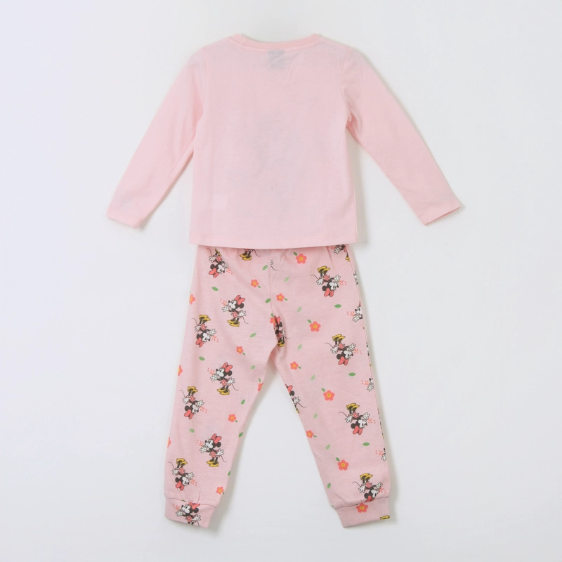 PIJAMA MANGA LARGA NIÑA MINNIE FLORES ROSADO DISNEY - 2