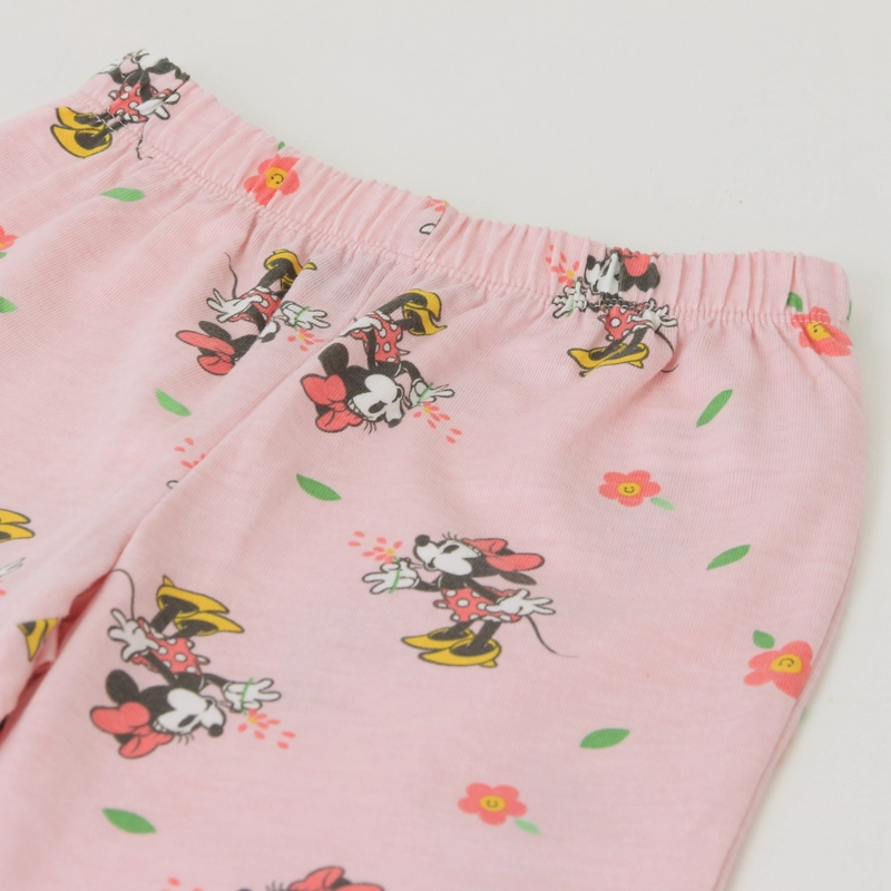 PIJAMA MANGA LARGA NIÑA MINNIE FLORES ROSADO DISNEY - 4