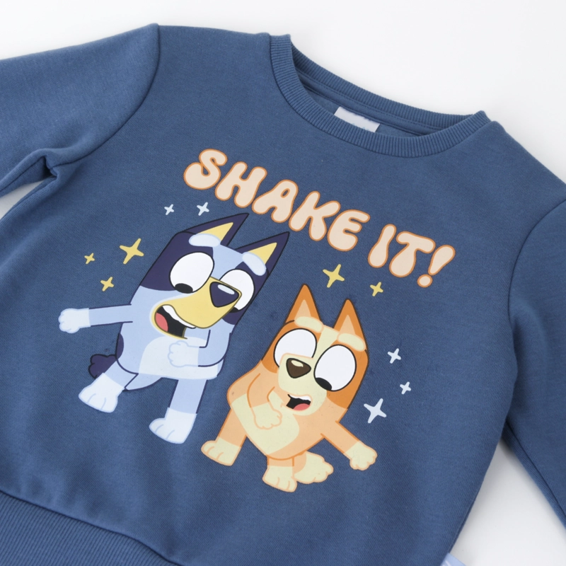 CONJUNTO BUZO NIÑO SHAKE IT AZUL BINGO & BLUEY - 3