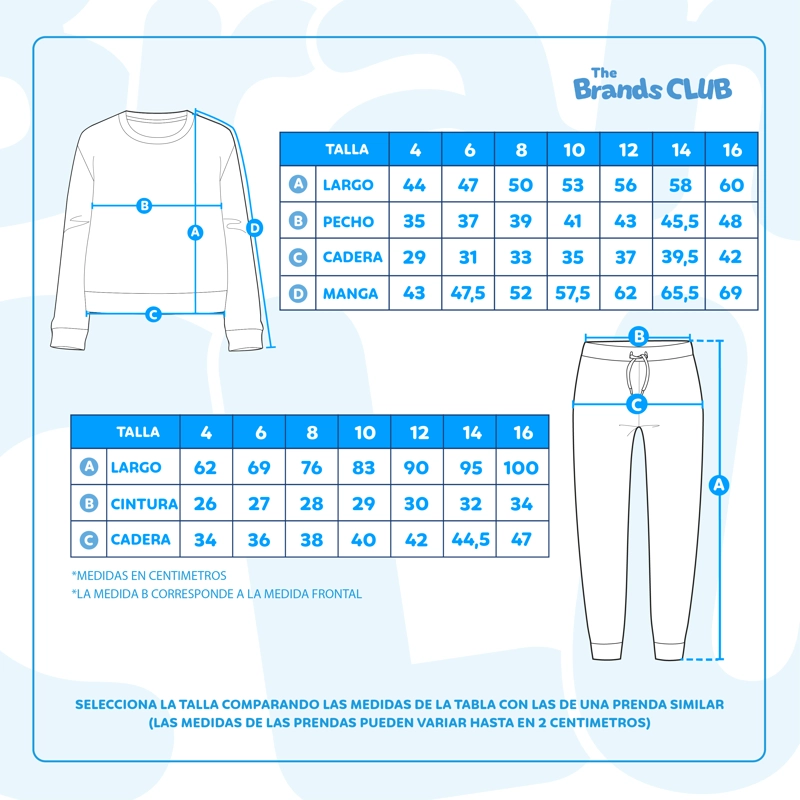 CONJUNTO NIÑA CHATTERMAX BLANCO BLUEY - 5