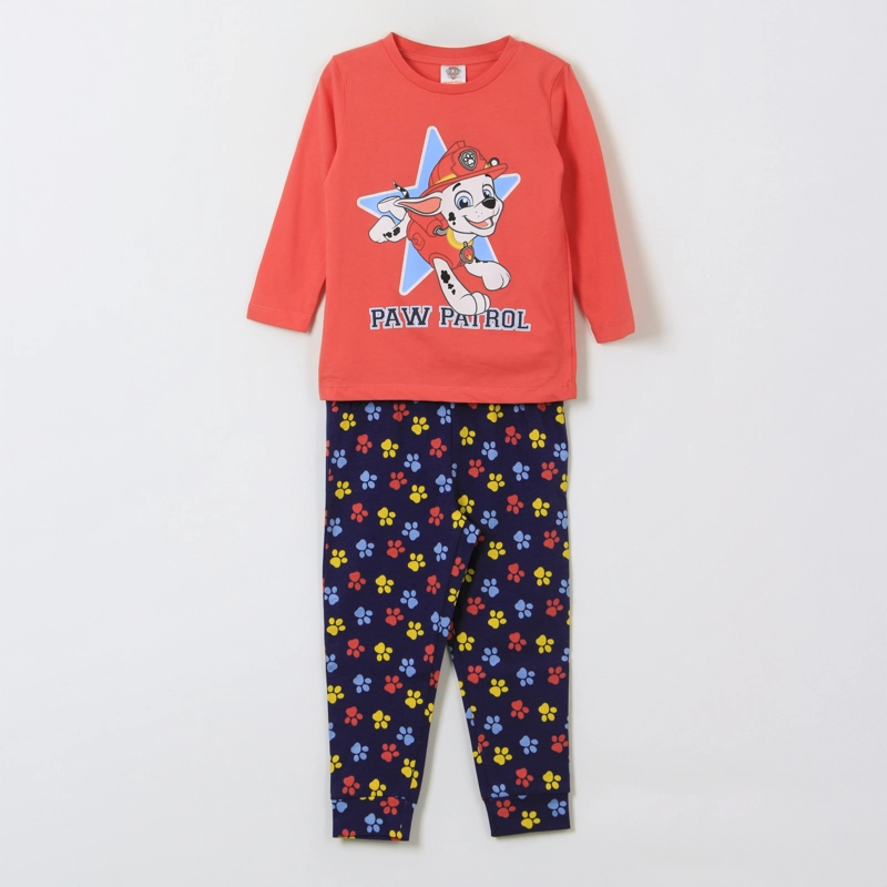 PIJAMA MANGA LARGA NIÑO MARSHALL ROJO PAW PATROL - 1
