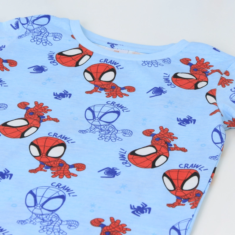 PIJAMA MANGA LARGA NIÑO FULL PRINT SPIDEY CELESTE MARVEL - 3
