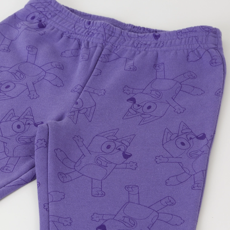 CONJUNTO BUZO NIÑA HOORAY SCOOTER MORADO BLUEY - 4