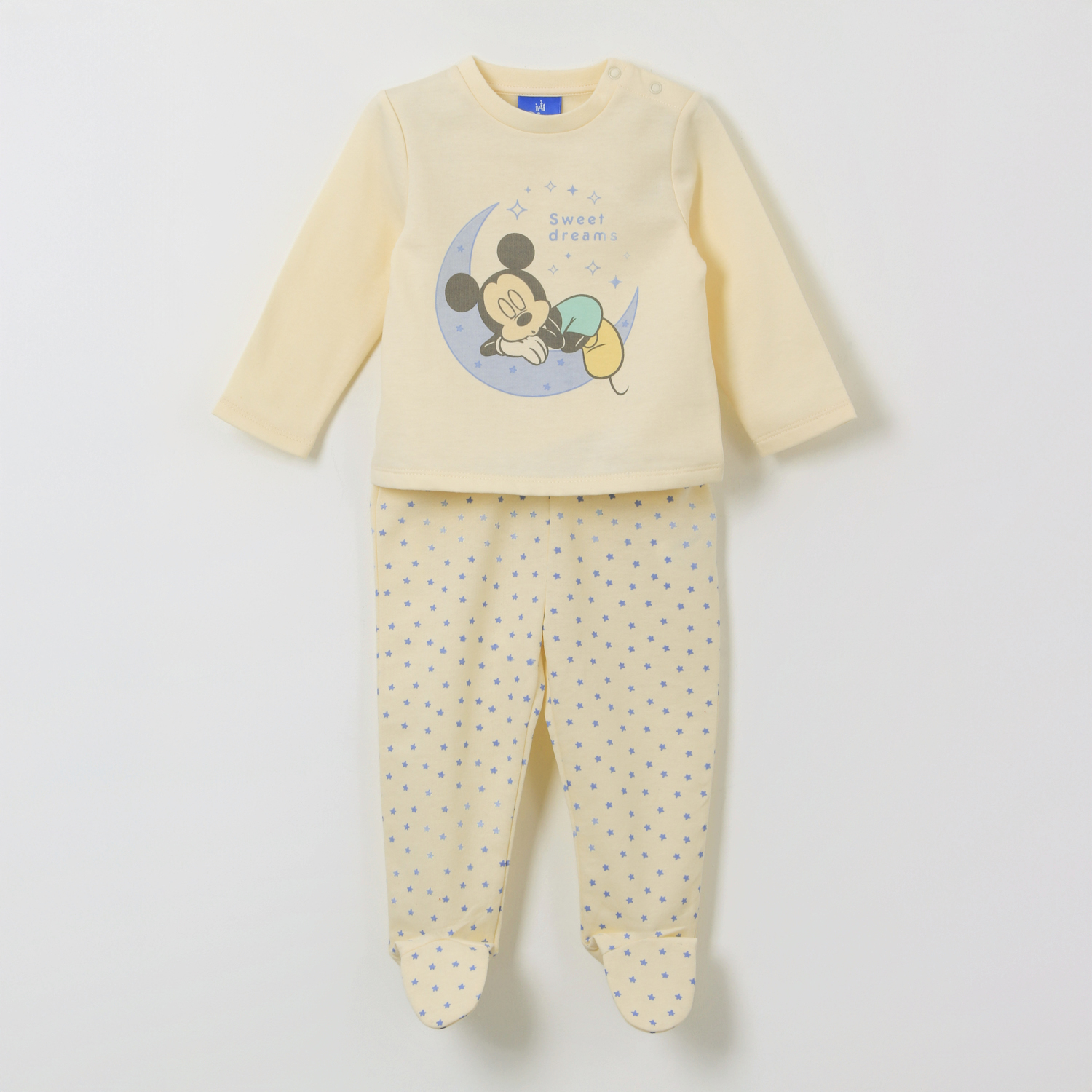 PIJAMA MANGA LARGA NIÑO SWEET DREAMS MICKEY AMARILLO DISNEY - 1