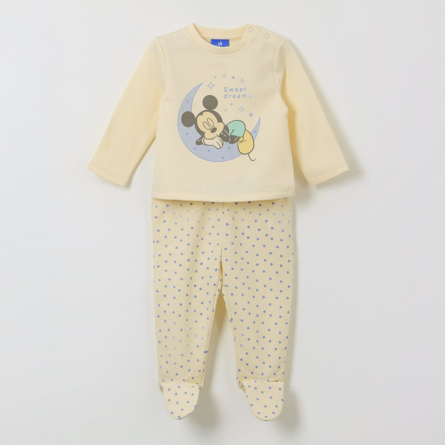 PIJAMA MANGA LARGA NIÑO SWEET DREAMS MICKEY AMARILLO DISNEY - 1