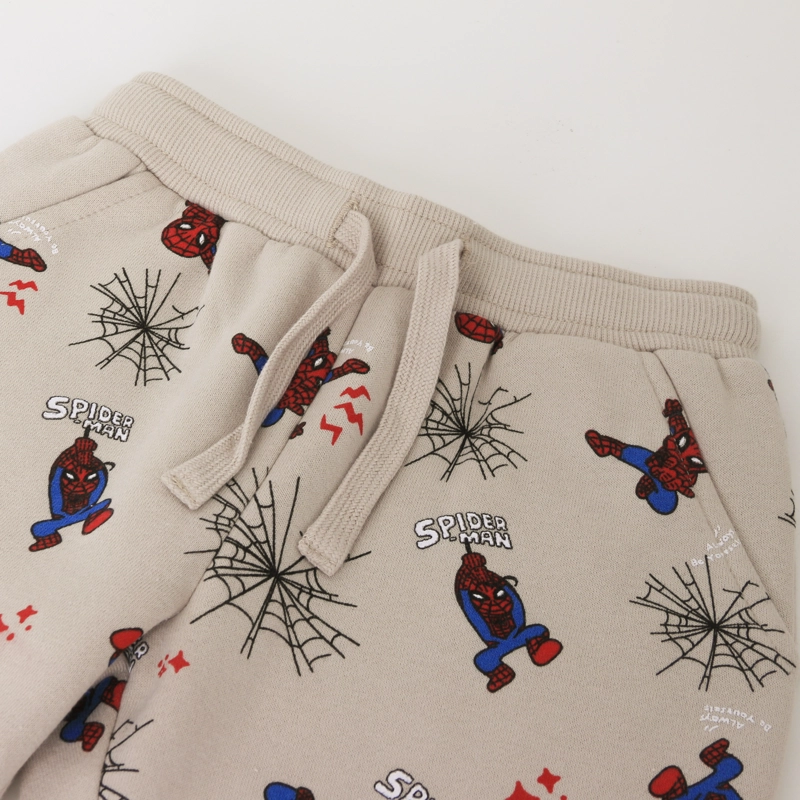 CONJUNTO BUZO NIÑO FULL PRINT SPIDERMAN BEIGE MARVEL - 4