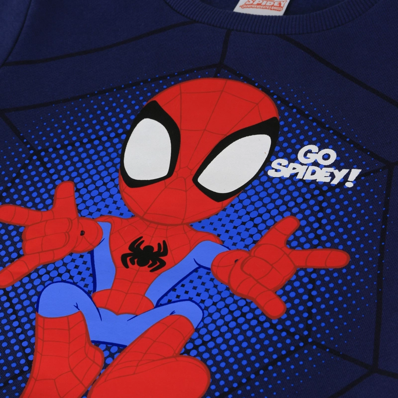 CONJUNTO BUZO NIÑO PRINT GO SPIDEY AZUL MARVEL - 3