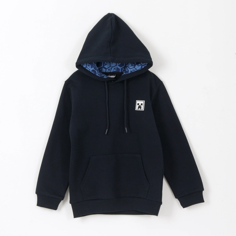 POLERON ESCOLAR NIÑO HOODIE AZUL MARINO MINECRAFT - 1