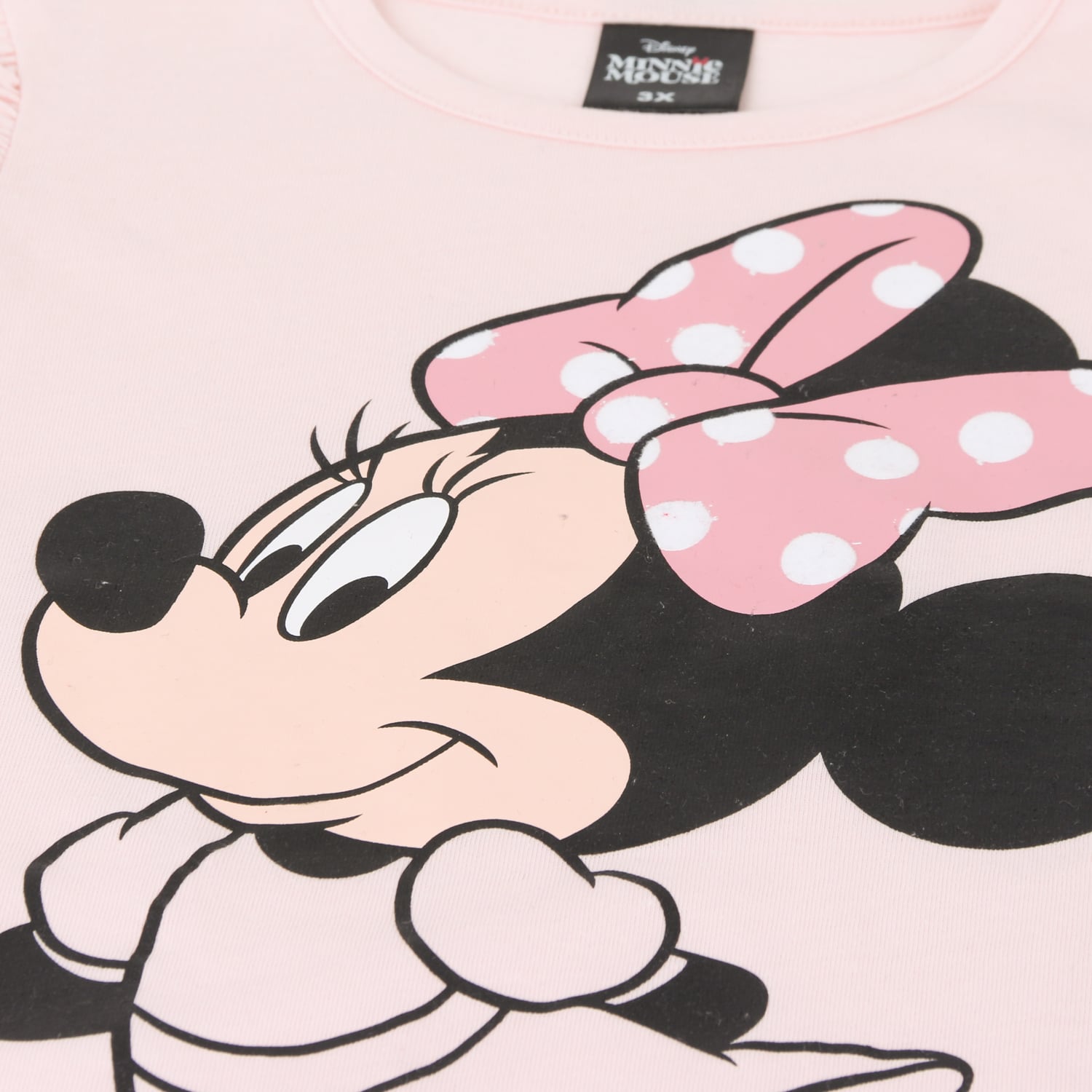POLERA MANGA LARGA NIÑA VUELOS MINNIE ROSADO DISNEY - 3