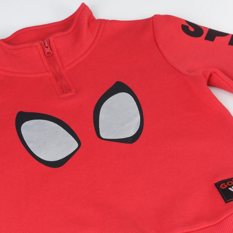 CONJUNTO BUZO NIÑO PRINT SPIDERMAN OJOS ROJO MARVEL - 3