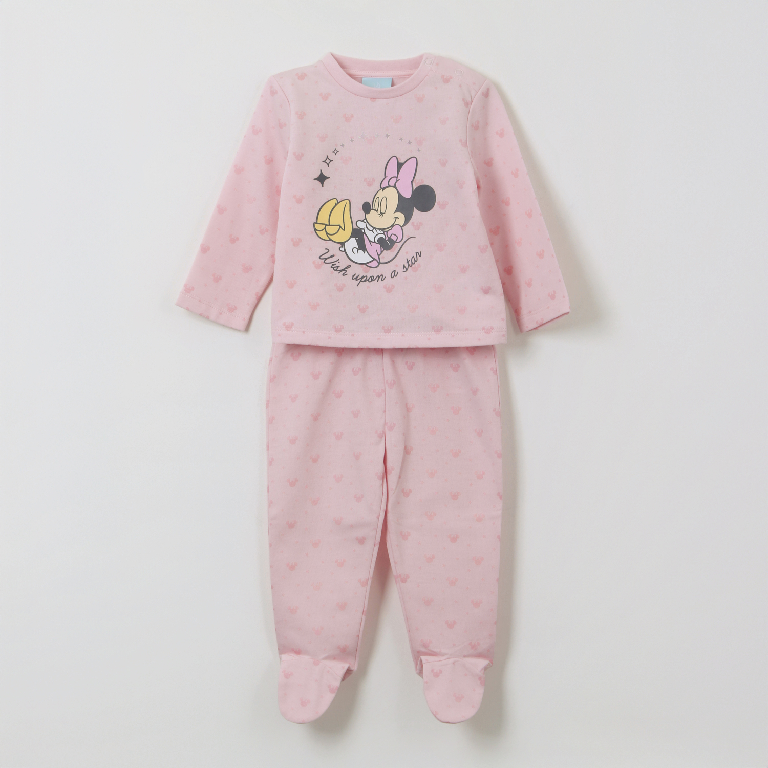 PIJAMA MANGA LARGA NIÑA WISH MINNIE ROSADO DISNEY - 1