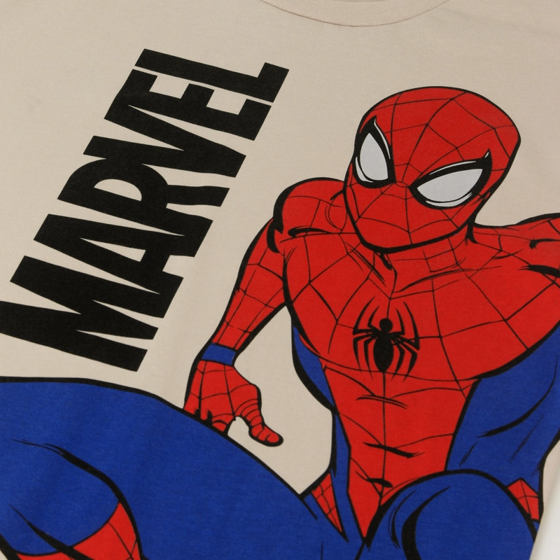 POLERA MANGA LARGA NIÑO SPIDERMAN JUMP BLANCO MARVEL - 3