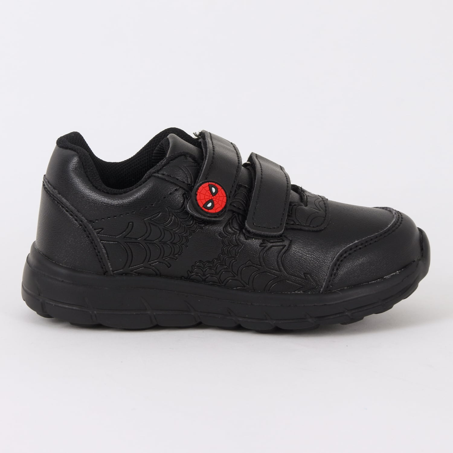 ZAPATILLA ESCOLAR NIÑO VELCRO NEGRO SPIDERMAN MARVEL - 1