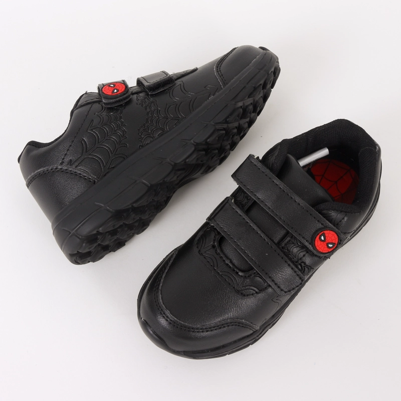 ZAPATILLA ESCOLAR NIÑO VELCRO NEGRO SPIDERMAN MARVEL - 4