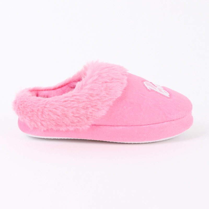 PANTUFLA NIÑA INVERNAL LOGO ROSADO BARBIE - 1
