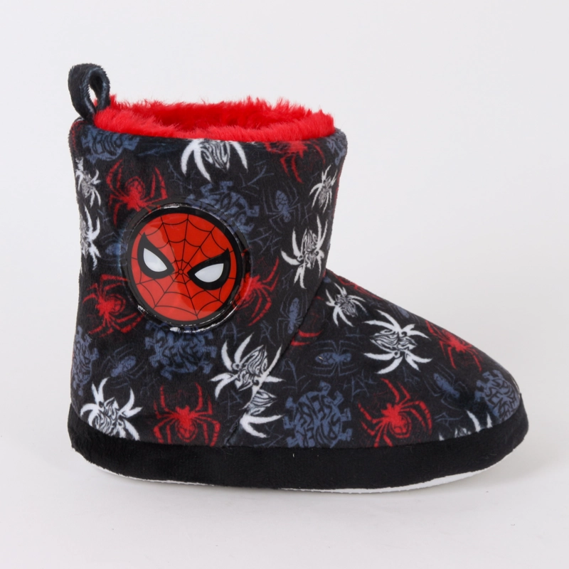 PANTUFLA BOTA NIÑO INVERNAL FULL PRINT SPIDERMAN GRIS MARVEL - 2