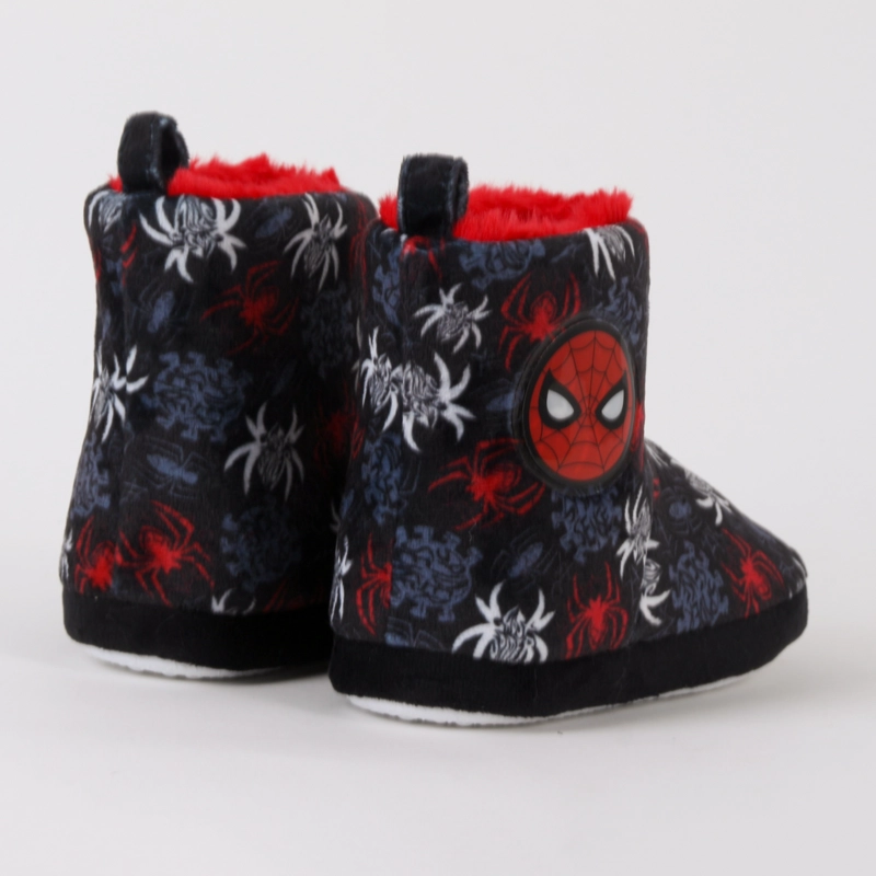 PANTUFLA BOTA NIÑO INVERNAL FULL PRINT SPIDERMAN GRIS MARVEL - 3