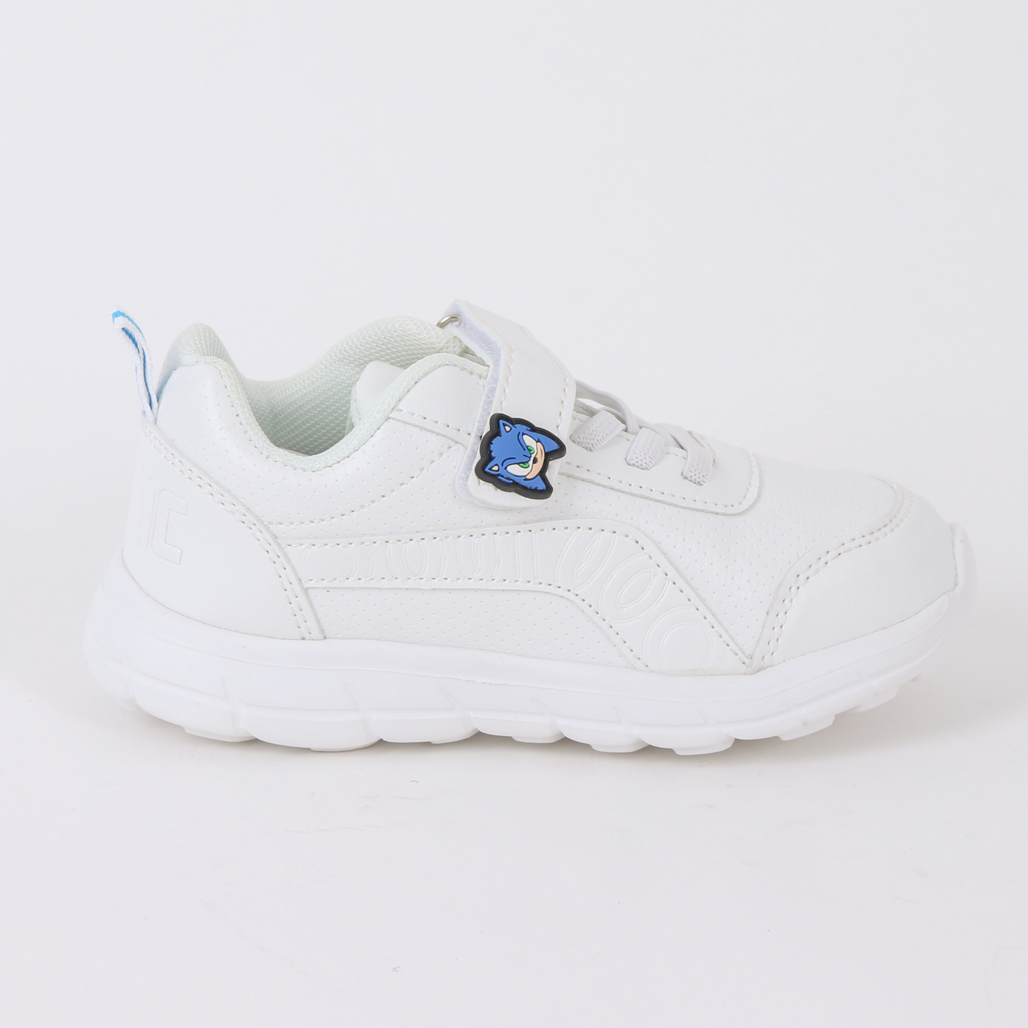 ZAPATILLA ESCOLAR NIÑO VELCRO SONIC PIN BLANCO SONIC - 1