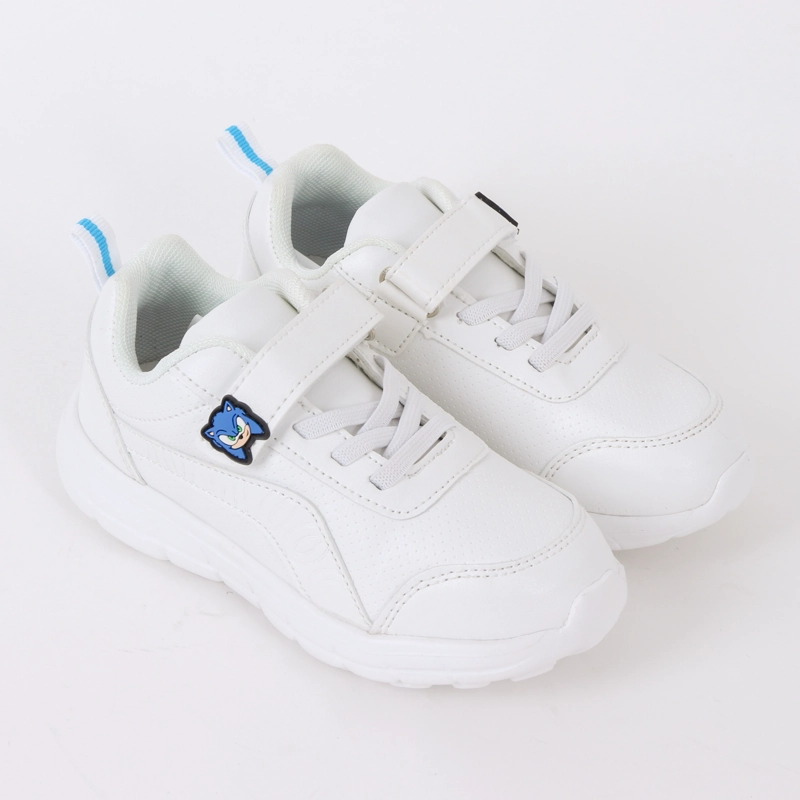 ZAPATILLA ESCOLAR NIÑO VELCRO SONIC PIN BLANCO SONIC - 2