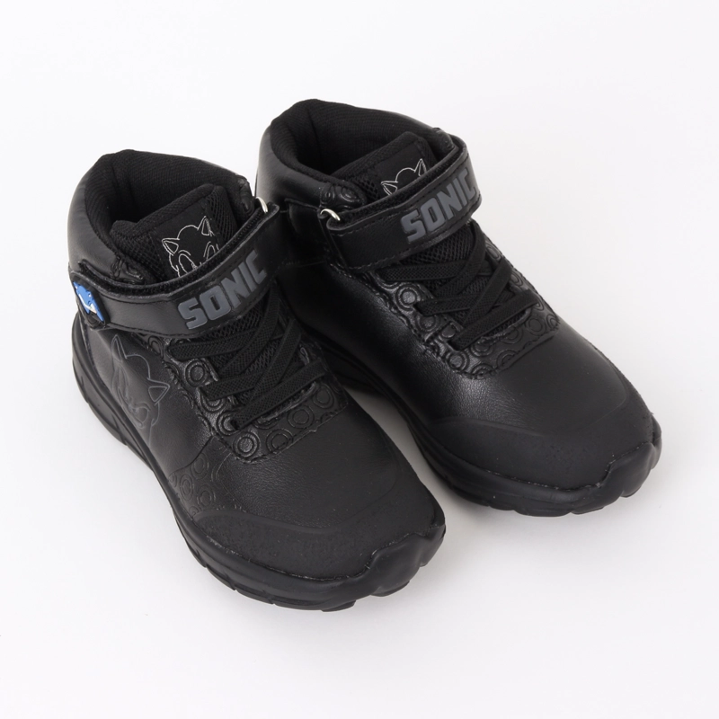 ZAPATILLA ESCOLAR NIÑO CAÑA ALTA NEGRO SONIC - 2