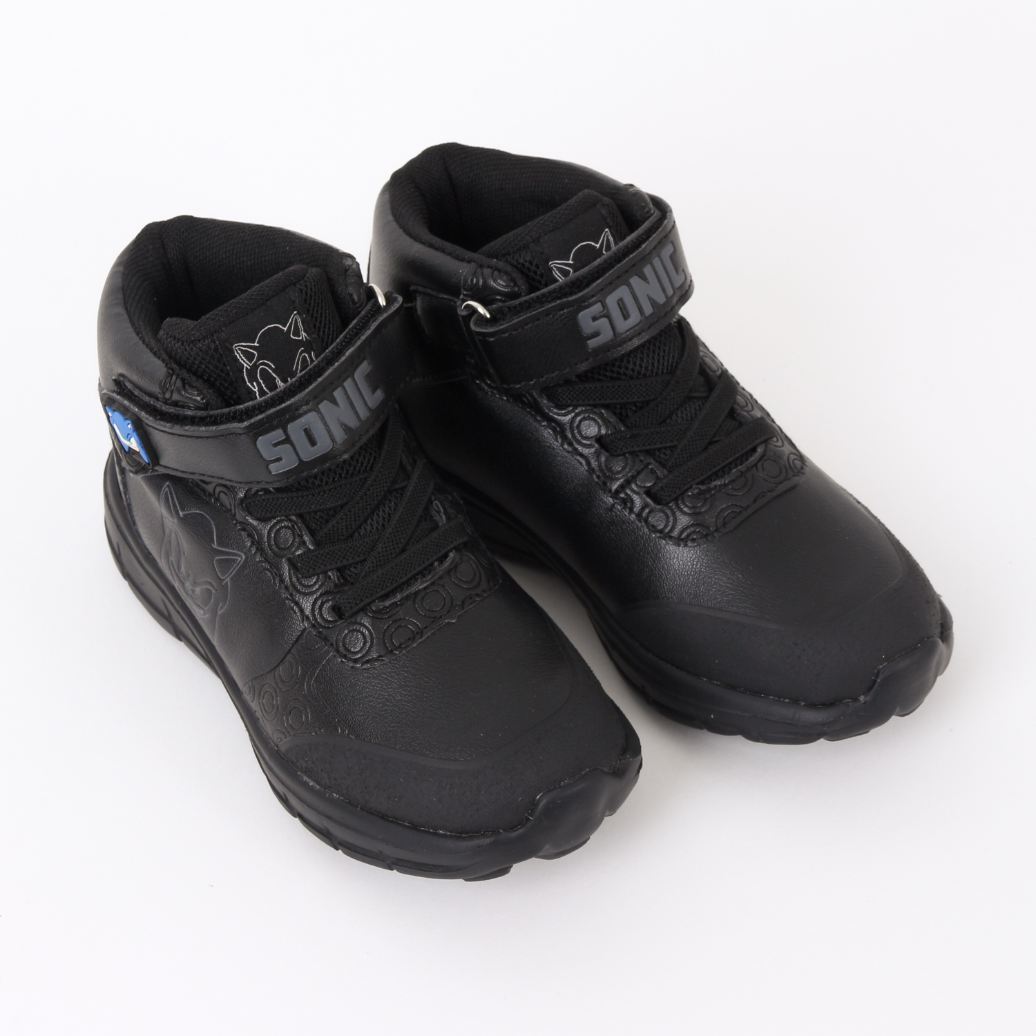 ZAPATILLA ESCOLAR NIÑO CAÑA ALTA NEGRO SONIC - 2