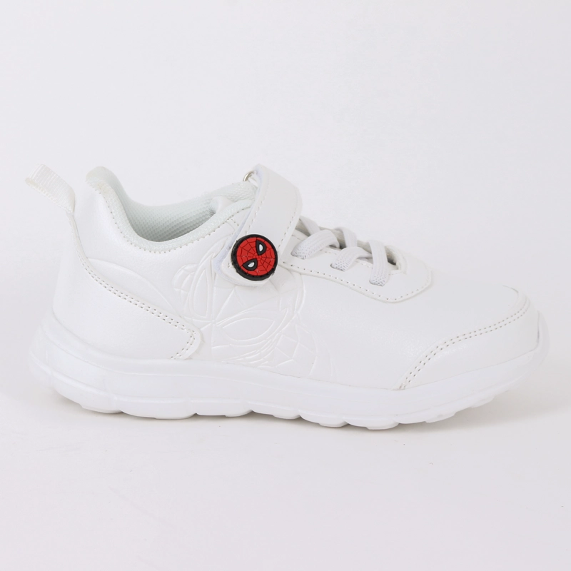 ZAPATILLA ESCOLAR NINO VELCRO SPIDERMAN BLANCO MARVEL 25