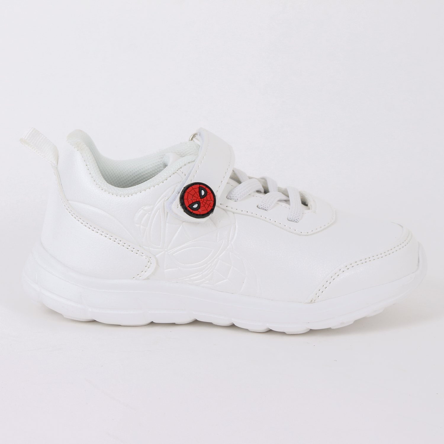 ZAPATILLA ESCOLAR NIÑO VELCRO SPIDERMAN BLANCO MARVEL - 1