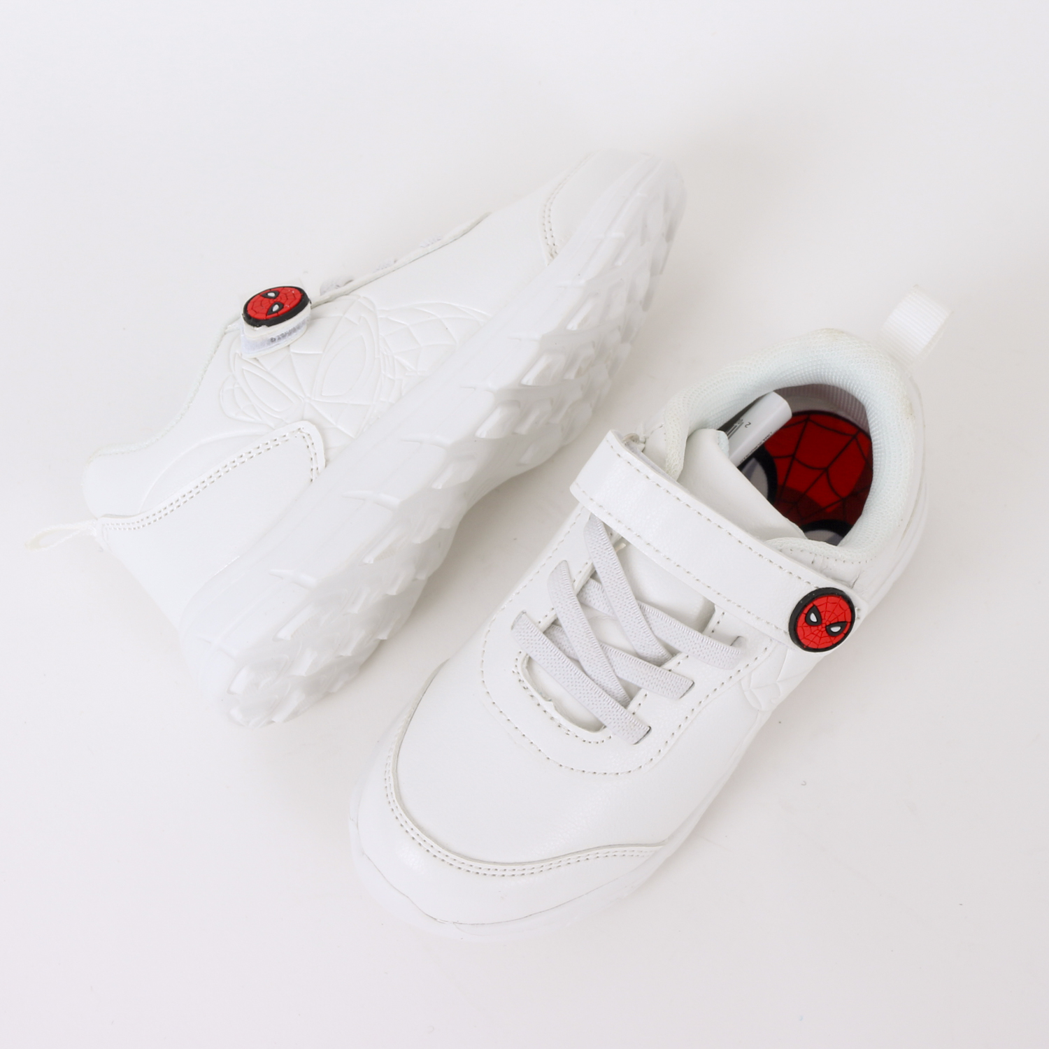 ZAPATILLA ESCOLAR NIÑO VELCRO SPIDERMAN BLANCO MARVEL - 4