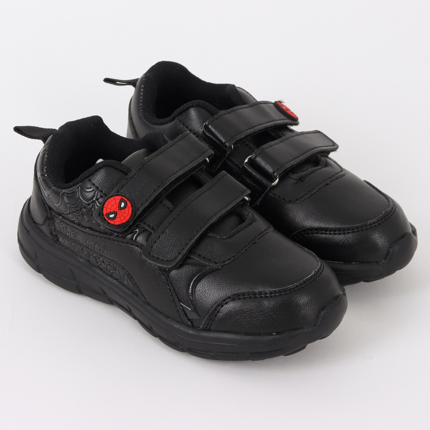 ZAPATILLA ESCOLAR NIÑO VELCRO WEB SPIDERMAN NEGRO MARVEL - 2