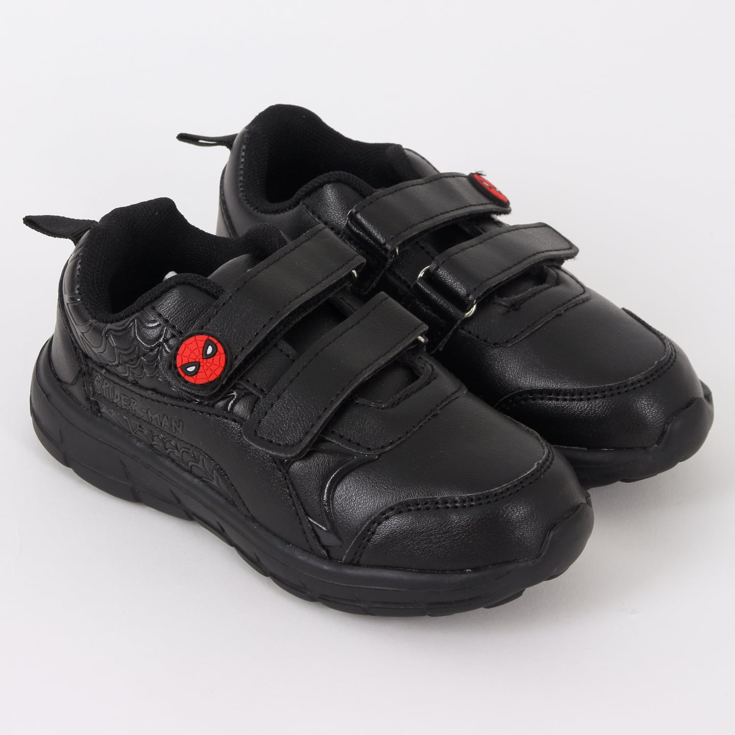 ZAPATILLA ESCOLAR NIÑO VELCRO WEB SPIDERMAN NEGRO MARVEL - 2