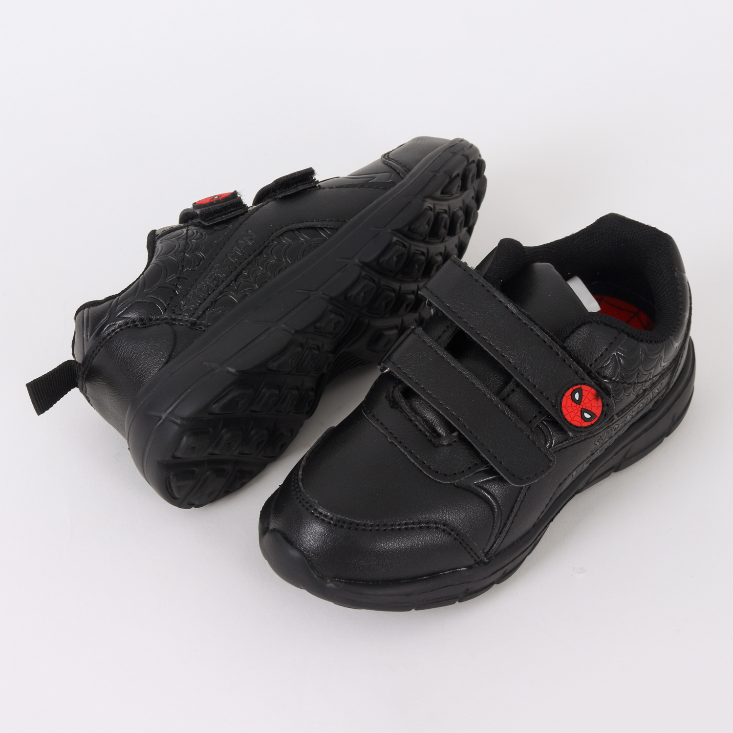 ZAPATILLA ESCOLAR NIÑO VELCRO WEB SPIDERMAN NEGRO MARVEL - 4